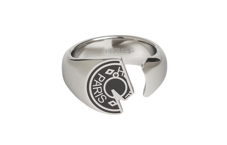 HERMES Fashion Simple Stylish Metal Ring for Men. H077326FJ03