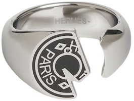 HERMES Fashion Simple Stylish Metal Ring for Men. H077326FJ03 HERMES Fashion Simple Stylish Metal Ring for Men. H077326FJ03