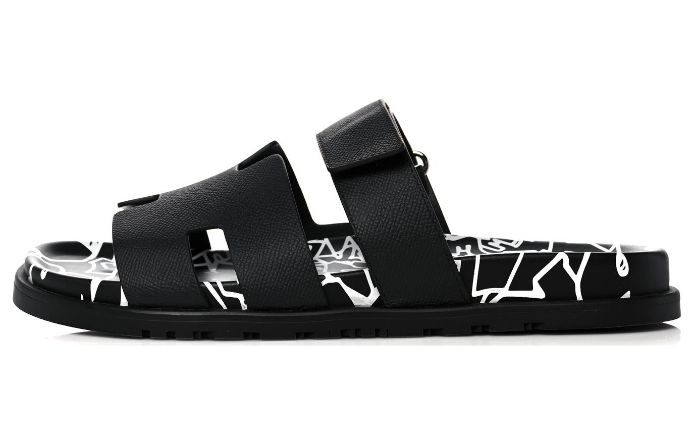 HERMES Fashion Slippers 'Black' H221829Z-H11