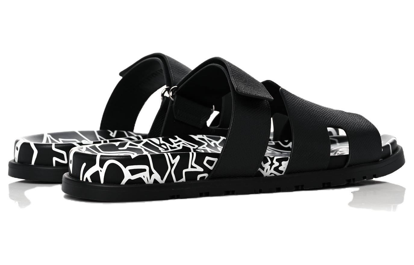 Lookbook Sandales Hermès Mode ''Noir'' H221829Z-H11