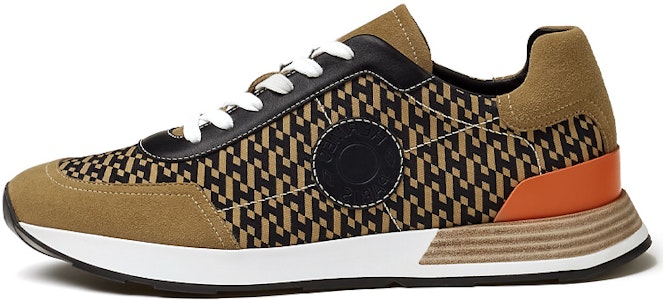 HERMES 愛馬仕 時尚系帶運動鞋 棕黑 Buy HERMES 愛馬仕 時尚系帶運動鞋 棕黑