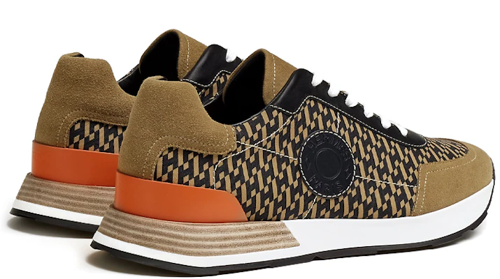 HERMES Fashion Strap Sneakers ''Bruin Zwart'' H222906Z-HBK Shop HERMES Fashion Strap Sneakers ''Bruin Zwart'' H222906Z-HBK