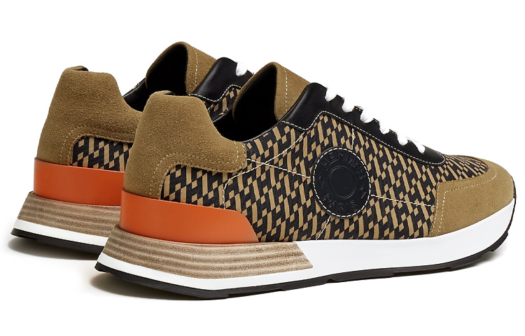 Shop Sepatu Sneakers HERMES Tali Fashion 'Coklat Hitam' H222906Z-HBK