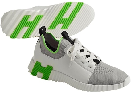 HERMES 愛馬仕 時尚繫帶運動鞋 白灰綠 Purchase HERMES 愛馬仕 時尚繫帶運動鞋 白灰綠