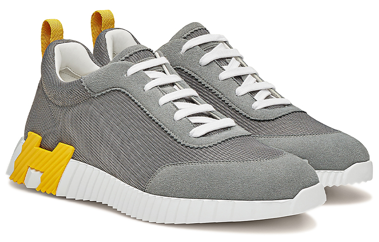 Lookbook HERMES Fashion Versatile Low-Top Sneakers 'Dark Grey' H202934Z-HM5
