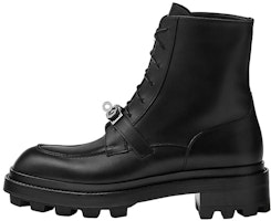HERMES Fiacre Leather Ankle Boots 'Black Fashion' H222943Z-H01 HERMES Fiacre Leather Ankle Boots 'Black Fashion' H222943Z-H01