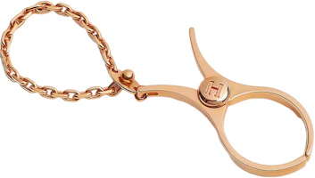Order HERMES Filou H Logo Minimalist Keychain Unisex in Rose Gold. H000833G OR