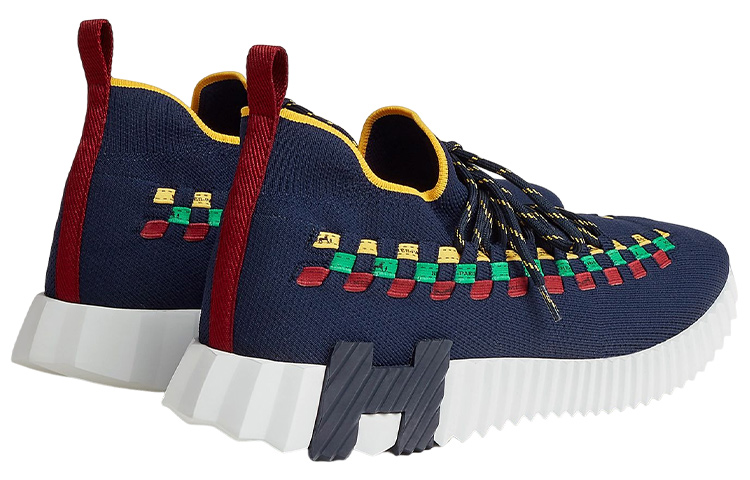 Shop HERMES Flex 'Blue Fashion Low-Top' H222910Z-HI3