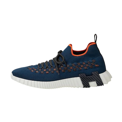 HERMES Flex 'Blue Fashion Tie Low-Top'