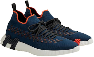 Order HERMES Flex 'Blue Fashion Tie Low-Top Sneaker' H222910Z-HI2