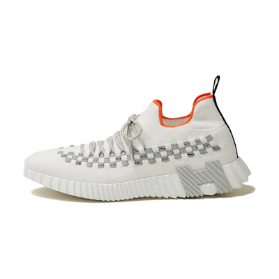 HERMES Flex Knit Slip-On Low 'White Grey'