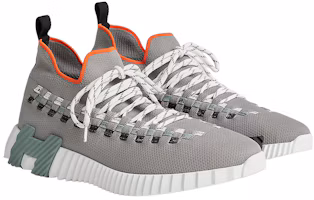 Lookbook HERMES Flex Sepatu Sneaker Rendah 'Grey Fashion Lace' H222910Z-H70