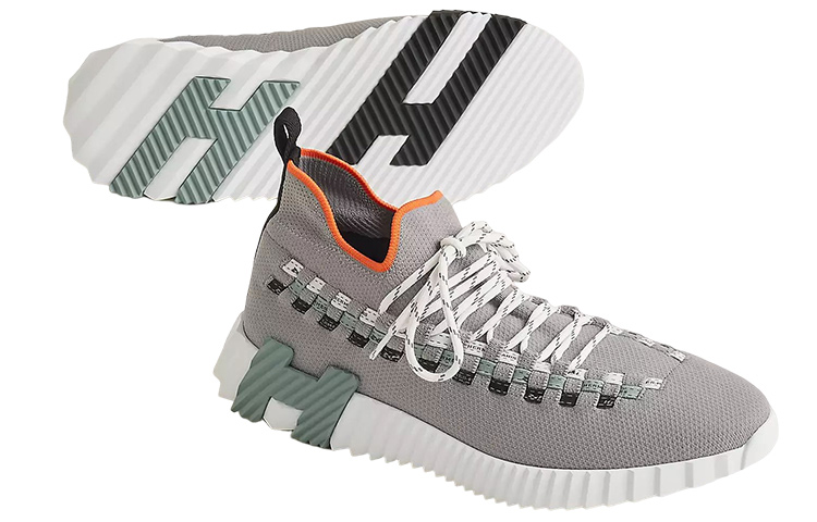 HERMES Flex Low Top Sneaker 'Grey Fashion Lace' 圖 5