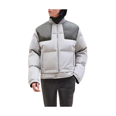 Hermes Flint Colorblock Baseball Collar Zip Jacket H462690HG7950