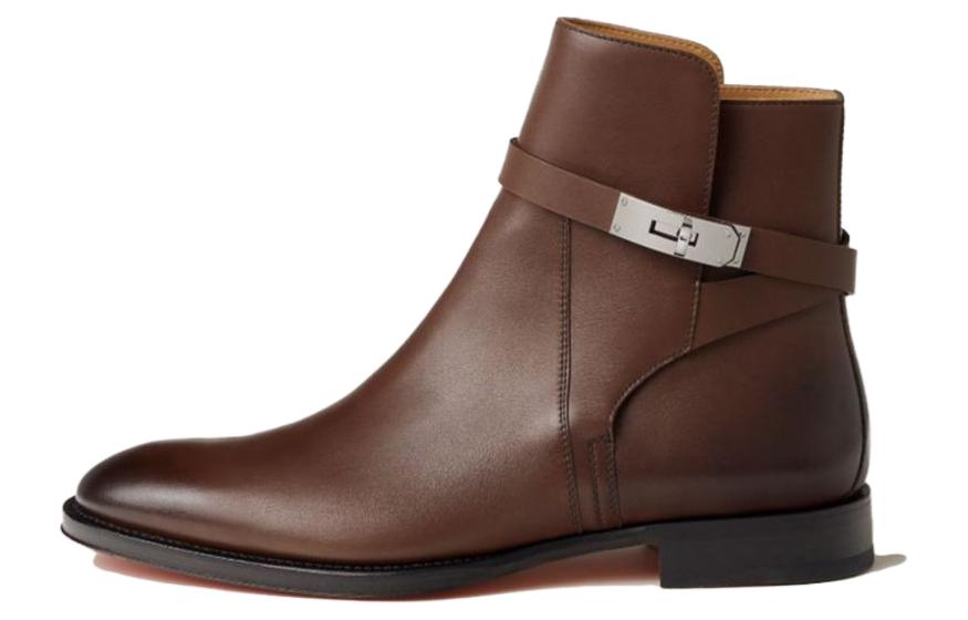 HERMES Fortune 'Brown Leather Ankle' H231941Z-HMP
