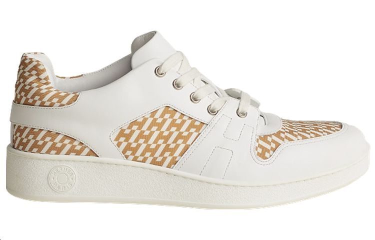 Order 에르메스 프리 '베이지 화이트 로우탑' 스니커즈 H222833Z-H90