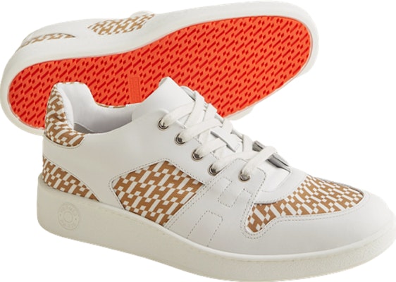 HERMES Free 'Beige White Low-Top' H222833Z-H90 Shop HERMES Free 'Beige White Low-Top' H222833Z-H90