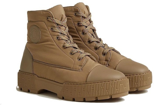 HERMES Sepatu Boot Kulit Anak Sapi Bulat Tali Ankle 'Kuning' H222960Z-HC9 Order HERMES Sepatu Boot Kulit Anak Sapi Bulat Tali Ankle 'Kuning' H222960Z-HC9