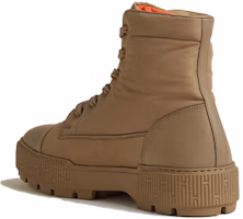 Shop HERMES Gelbes Kalbsleder Schnürstiefel Rundzehen Ankle Boot H222960Z-HC9