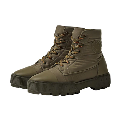 HERMES Fresh Lace-Up Ankle Boot 'Green'