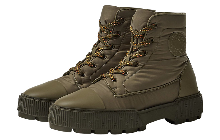 HERMES Fresh Lace-Up Ankle Boot 'Green' H222960ZHV1