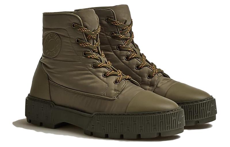 Order HERMES愛馬仕 Fresh 系帶 短靴 綠色