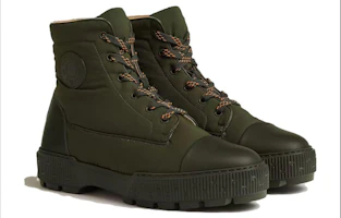 Order HERMES Fresh Round Toe Lace-Up Boots 'Forest Green' H222960Z-H4N