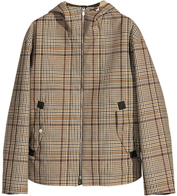 HERMES FW21 Jaket Hoodie Zip-Up Kanvas Kotak-Kotak Khaki H162520HF98 Buy HERMES FW21 Jaket Hoodie Zip-Up Kanvas Kotak-Kotak Khaki H162520HF98