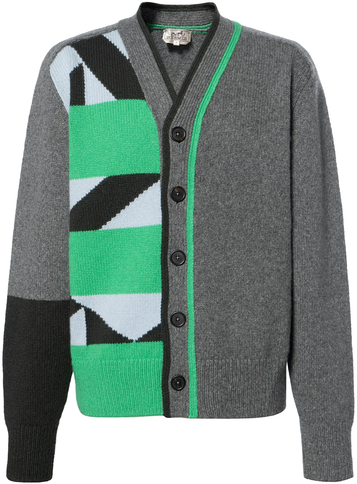 hermes-fw-22-geometric-print-v-neck-sweater-grey-long-sleeve-h267340-ha-82