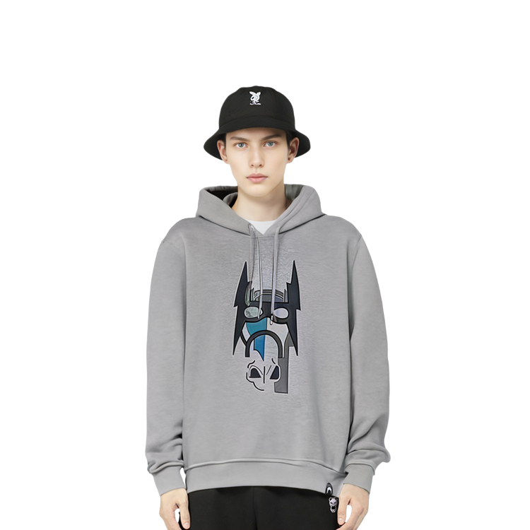 Shop 에르메스 FW22 그레이 말 프린트 디자인 후디. H267690HA7H