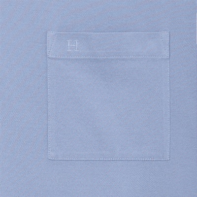 에르메스 FW22 라이트 블루 크루넥 솔리드 컬러 티셔츠 H072025HA69 Sizing 에르메스 FW22 라이트 블루 크루넥 솔리드 컬러 티셔츠 H072025HA69