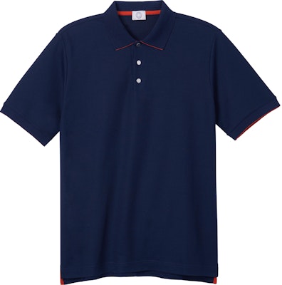 爱马仕FW22海军蓝不对称开衩下摆短袖棉质POLO衫 H800271-E01 Order 爱马仕FW22海军蓝不对称开衩下摆短袖棉质POLO衫 H800271-E01