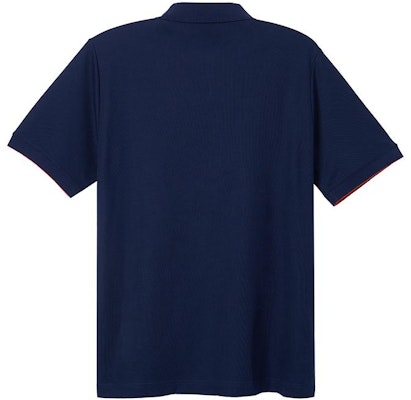 爱马仕FW22海军蓝不对称开衩下摆短袖棉质POLO衫 H800271-E01 Lookbook 爱马仕FW22海军蓝不对称开衩下摆短袖棉质POLO衫 H800271-E01