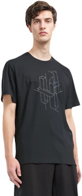 HERMES FW22 海軍藍圖案印花短袖圓領T恤 H167610HA01 Shop HERMES FW22 海軍藍圖案印花短袖圓領T恤 H167610HA01