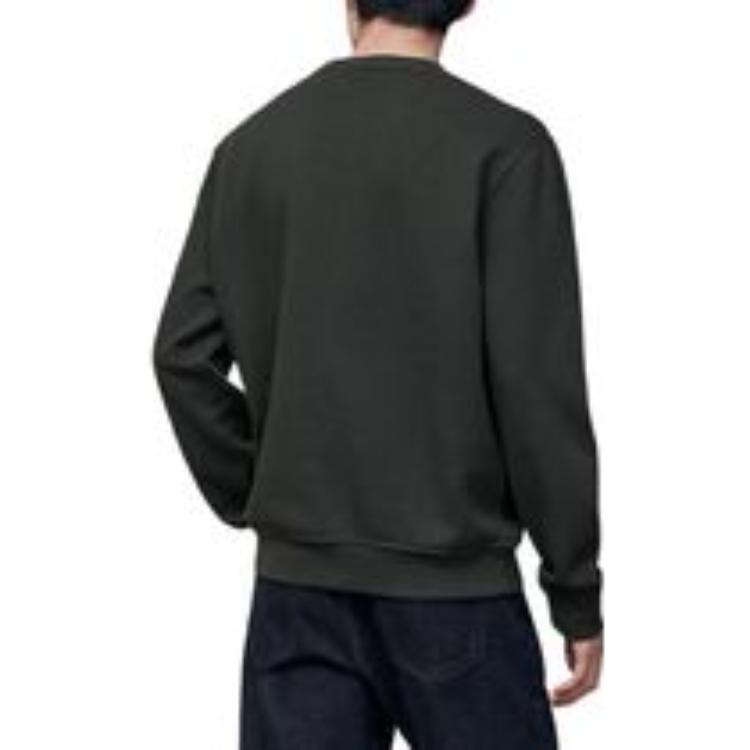 Shop HERMES FW22  Pullover Sweatshirt Animal Print Pine Green H267680HA2HME