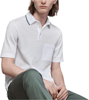 HERMES FW22 Baju Polo Poket Warna Putih Pejal H267780HA90 Lookbook HERMES FW22 Baju Polo Poket Warna Putih Pejal H267780HA90