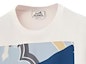 Cheap HERMES FW22 白色不規則圖案圓領休閒T恤 H257810HA90