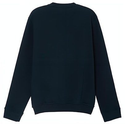 에르메스 FW22 추상 패턴 네이비 블루 크루넥 스웻셔츠 패션. H267680HA01 Lookbook 에르메스 FW22 추상 패턴 네이비 블루 크루넥 스웻셔츠 패션. H267680HA01