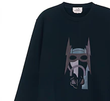 Sizing HERMES FW22 Abstract Pattern Crewneck Sweatshirt Navy Blue Fashion. H267680HA01