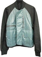 HERMES FW22 Colorblock Ribbed Long Sleeve Baseball Jacket Men’s Lake Blue H252320HDUD HERMES FW22 Colorblock Ribbed Long Sleeve Baseball Jacket Men’s Lake Blue H252320HDUD