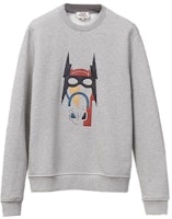 HERMES FW22 Geometric Cartoon Print Crewneck Loose Sweatshirt Men Light Grey H267680HA1O3 HERMES FW22 Geometric Cartoon Print Crewneck Loose Sweatshirt Men Light Grey H267680HA1O3