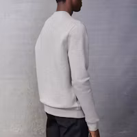 Purchase HERMES FW22 Geometric Cartoon Print Crewneck Loose Sweatshirt Men Light Grey H267680HA1O3