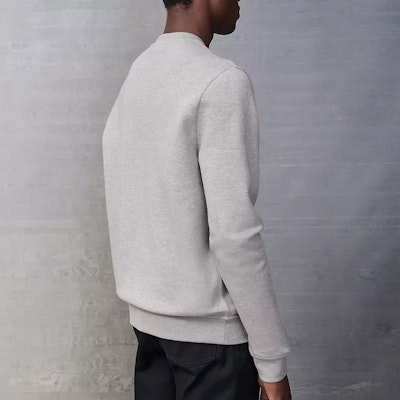 HERMES FW22 Baju Sejuk Lelaki Kelabu Cerah Cetakan Kartun Geometri Kasual H267680HA1O3 Purchase HERMES FW22 Baju Sejuk Lelaki Kelabu Cerah Cetakan Kartun Geometri Kasual H267680HA1O3