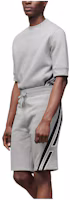 Order HERMES FW22 Celana Pendek Abu High-Waisted Side Stripe Casual Straight. H267660HA1O3