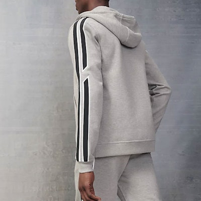 HERMES FW22 Hoodie Abu-abu Lengan Panjang Sweater Santai Striped Print. H267650HA1O Shop HERMES FW22 Hoodie Abu-abu Lengan Panjang Sweater Santai Striped Print. H267650HA1O