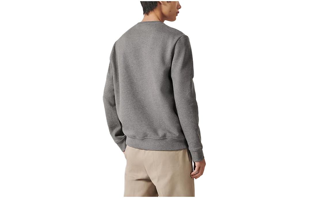 Lookbook HERMES FW23 Sweater Crewneck Abu-Abu Colorblock Graphic. H367810HA76