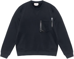 Hermes FW23 Colorblock Pattern Long-Sleeve Sweatshirt Navy Blue - H367840HA01 Hermes FW23 Colorblock Pattern Long-Sleeve Sweatshirt Navy Blue - H367840HA01
