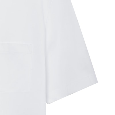 HERMES FW23 Mens White Crewneck Solid Casual Short Sleeve T-Shirt. H367990HA90 Cheap HERMES FW23 Mens White Crewneck Solid Casual Short Sleeve T-Shirt. H367990HA90