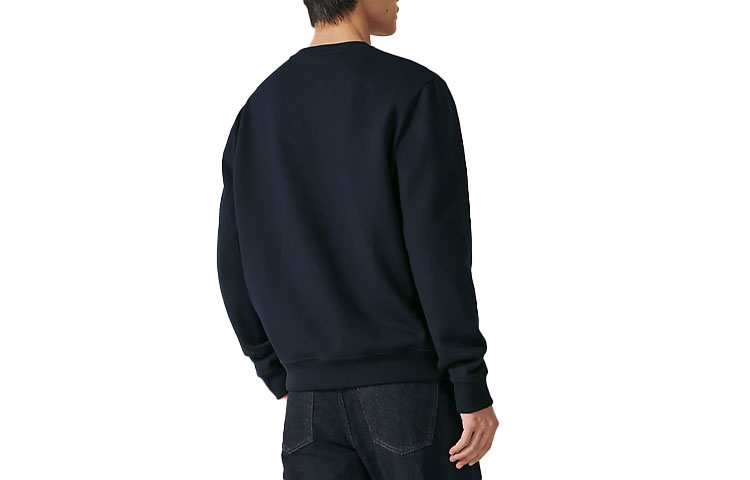 Lookbook 에르메스 FW23 패턴 프린트 크루넥 풀오버 스웨트셔츠 블루 H367810HA01