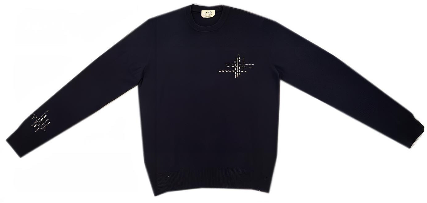 hermes-fw-23-patterned-print-navy-blue-crewneck-pullover-sweater-h367240-ha-01